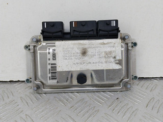 блок управления двигателем Peugeot 307 1 поколение (2001 - 2005), 1.6 л., NFU (TU5JP4), бензин, 5МКПП, серебро, универсал, передний привод, 261207474, 9657499780