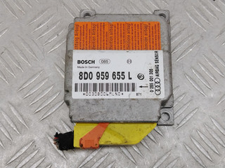 блок AirBag Audi A4 B5 (1994 - 1999), 1.6 л., бензин, МКПП, серебро, седан, передний привод, 8D0959655L, 0285001305