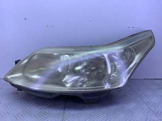фара левая Citroen C4 1 поколение LC (2004 - 2008), 1.6 л., 9HZ (DV6TED4), дизель, МКПП, черный, минивэн, передний привод, 9646893980