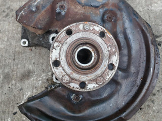 кулак задний правый Volkswagen Tiguan 1 поколение 2009, 2.0 л., CBAB, дизель, МКПП, внедорожник 5 дв., 3C0505434G