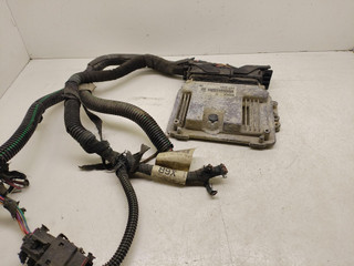 блок управления двигателем Opel Zafira 2 поколение (B) (2005 - 2008), 1.9 л., Z 19 DT, дизель, 55198922, 0281012549