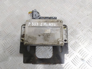 блок управления двигателем Peugeot 307 1 поколение 2005, 1.4 л., i, бензин, -, 9654722780