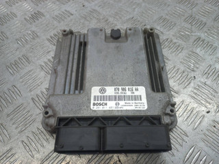 блок управления двигателем Volkswagen Touareg 1 поколение 2007, 5.0 л., AYH, дизель, 070906016AA, 0281011481