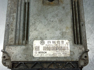 блок управления двигателем Volkswagen Crafter 1 поколение 2008, 2.5 л., BJM, дизель, 074906032BB, 0281014131