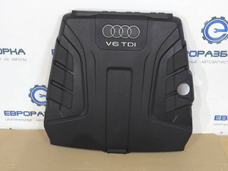 декоративная крышка двигателя Audi Q7 4M 2018, 3.0 л., TDi, CZZ, дизель, АКПП, серый, внедорожник 5 дв., полный привод, правый руль, 4M0133849, 4M0133849AA