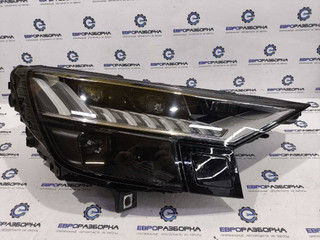 фара правая Audi Q8 4M 4M8 2021, 3.0 л., TFSI, DCBD, бензин, АКПП, черный металлик, внедорожник 5 дв., полный привод, правый руль, 4M8941036A, 4M8941784A