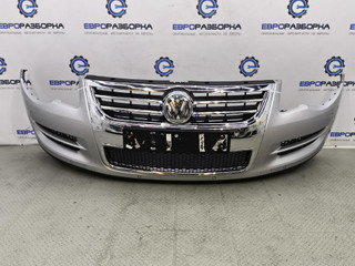 бампер передний Volkswagen Touareg 1 поколение [рестайлинг] 2008, 3.0 л., BKS, дизель, АКПП, полный привод, правый руль, 7L6807217APGRU