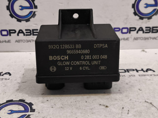 реле накала свечей Land Rover Range Rover Sport 1 поколение [рестайлинг] L320 2013, 3.0 л., 306DT, дизель, АКПП, полный привод, правый руль, LR014309, 9X2Q12B533BB, C2D2636, HPLA12B533AA, LR082464, T2H19138, 0281003048