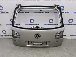 крышка багажника (дверь 3-5) Volkswagen Touareg 1 поколение [рестайлинг] 2008, 3.0 л., BKS, дизель, АКПП, полный привод, правый руль, 7L6827025AT