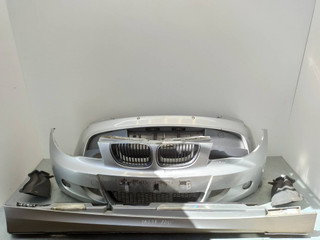 бампер задний BMW 1 серия E81/E87 [рестайлинг] 2010, 2.0 л., D, N47 D20 A, дизель, 6МКПП, серебристый, хетчбэк 5 дв., передний привод, правый руль