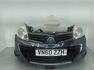 передняя часть (ноускат) Nissan Note E11 [рестайлинг] 2010, 1.6 л., i, HR16DE, бензин, 5МКПП, купе, передний привод, 62022-BH10H, F2511-9U0M0, 62030-9U000, 62310-BH00H, 62530-9U200, 26060-BH00B, 26010-BH00B