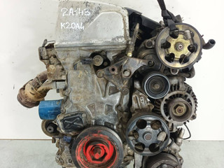 двигатель Honda CR-V 2 поколение 2003, 2.0 л., i-VTEC, K20A4, бензин, 5МКПП, внедорожник 5 дв., полный привод, K20A4, 10002-PNL-E04, 10003-PNL-E01