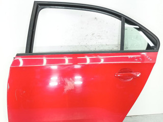 дверь задняя левая Skoda Rapid 1 поколение 2014, лифтбэк, 5JA833051B, 5JA833051C