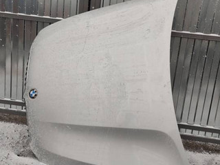 капот BMW X5 E70 [рестайлинг] 2012, 3.0 л., дизель, серебристый, внедорожник 5 дв., правый руль