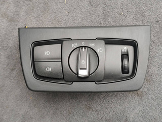 переключатель света BMW 3 серия F30/F31/F34 F30 2012, 2.0 л., N20 B20 A, бензин, АКПП, черный, седан, задний привод, правый руль, 9265303