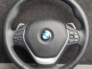 руль BMW 3 серия F30/F31/F34 F30 2012, 2.0 л., N20 B20 A, бензин, АКПП, черный, седан, задний привод, правый руль