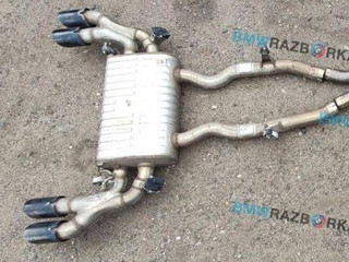банка глушителя задняя BMW X4 M F98 2019, 3.0 л., S58B30A, бензин, АКПП, внедорожник 5 дв., полный привод, правый руль, 8093523