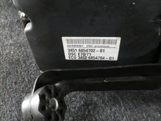 блок ABS BMW X6 E71 [рестайлинг] E71 2013, 5.0 л., дизель, АКПП, 475, внедорожник 5 дв., полный привод, 34516854702, 34526854704, 6854702, 6854704