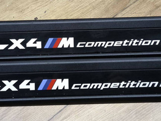 комплект накладок на пороги (внутренние) BMW X4 M F98 2021, 3.0 л., S58B30A, бензин, АКПП, donington grau (c28), внедорожник 5 дв., полный привод, 8077613