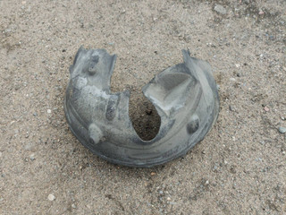 защита арок задняя левая (подкрылок) BMW 6 серия F06/F12/F13 F13 2012, 4.0 л., дизель, a82, купе, задний привод, 7224973, 51717224973