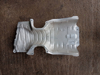 тепловой экран глушителя BMW X5 G05 2021, 3.0 л., гибрид, АКПП, c27, внедорожник 5 дв., полный привод, 51497424929, 7424929