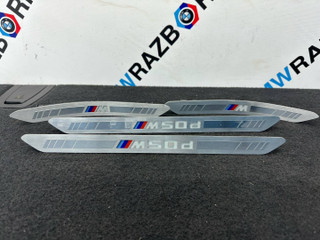 комплект накладок на пороги (внутренние) BMW X5 G05 2019, 5.0 л., дизель, АКПП, 475, внедорожник 5 дв., полный привод, правый руль, 8072218, 8070437