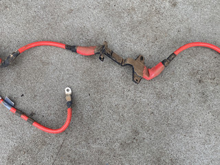 плюсовой провод аккумулятора BMW 4 серия G22/G23 G22 2021, 2.0 л., B48 B20 B, бензин, АКПП, c31, купе, задний привод, 8796959, 8796958