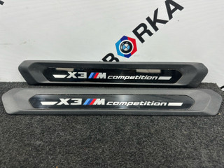 накладка на порог внутренняя BMW X3 M F97 [рестайлинг] 2023, 3.0 л., S58B30A, бензин, внедорожник 5 дв., полный привод, 7393397, 8077612, 51477393397