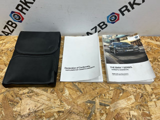 руководство по эксплуатации (сервисная книжка) BMW 7 серия G11/G12 G11 2017, 4.0 л., дизель, x03 rubin-metallic black, седан, полный привод, 2982694