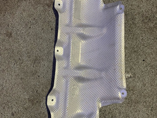 тепловой экран глушителя BMW M3 G80/G81 G80 2023, 3.0 л., S58B30A, АКПП, седан, полный привод, 8070512