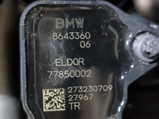 катушка зажигания BMW 8 серия G14/G15 [рестайлинг] G16 2023, 3.0 л., бензин, 475, седан, задний привод, 8643360, 12138643360