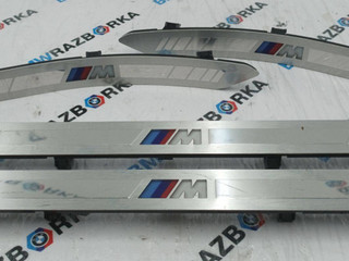 комплект накладок на пороги (внутренние) BMW X5 G05 2021, 3.0 л., бензин, АКПП, с27, внедорожник 5 дв., полный привод, правый руль, 8069271, 8072218, 8072217