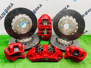 комплект тормозов BMW M2 G87 2023, 3.0 л., S58B30A, бензин, МКПП, купе, задний привод, 8093730, 8093729, 8093709, 8093710