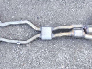 глушитель BMW M2 G87 2024, S58B30A, АКПП, купе, задний привод, 8096118, 8096117, 8096120