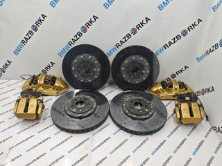 комплект тормозов BMW M3 G80/G81 G80 2023, S58B30A, АКПП, x1e, полный привод, 8093718, 8093817, 8093739, 8093740