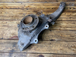 кулак поворотный левый BMW 7 серия F01/F02 F01 2009, 3.0 л., N57 D30 A, дизель, АКПП, седан