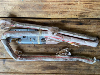 подушка безопасности боковая (шторка) BMW 7 серия F01/F02 F01 2012, 4.4 л., N63 B44 A, бензин, АКПП, седан, 72129110272, 9110272