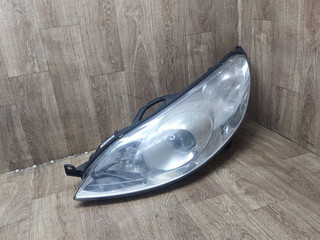 фара левая Peugeot 407 1 поколение 2008, 2.0 л., дизель, МКПП, универсал, 0301213201, 9660236180