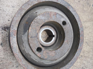 шкив коленвала Toyota Carina E 1 поколение T190 1995, 1.8 л., 7A-FE, бензин, МКПП, универсал, передний привод