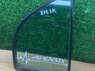 стекло двери задней правой Toyota Avensis 1 поколение (T220) 1998, 2.0 л., 2C, дизель, МКПП, седан
