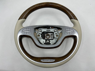 руль Mercedes-Benz S-Класс W222/C217/A217 2014, 4.7 л., M 278.928, бензин, АКПП, внедорожник 5 дв., A2224605503, A22246055038R85