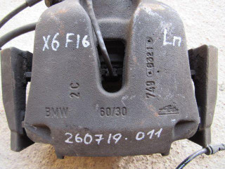 суппорт передний левый BMW X6 F16 2016, 3.0 л., N57 D30 A, дизель, АКПП, внедорожник 5 дв.