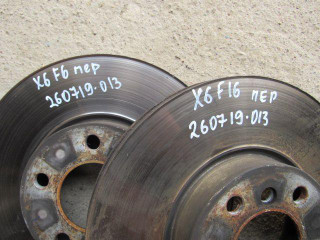 диски тормозные (комплект) BMW X6 F16 2016, 3.0 л., N57 D30 A, дизель, АКПП, внедорожник 5 дв.