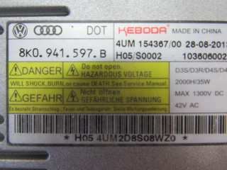 блок розжига ксенона Audi Q7 4L [рестайлинг] 2011, 3.0 л., дизель, внедорожник 5 дв., 8K0941597B