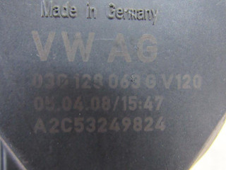 заслонка дроссельная Volkswagen Golf 5 поколение 2004, 2.0 л., BMM, дизель, хетчбэк 5 дв., 03G128063G