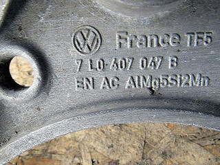 рычаг передний левый Audi Q7 4L 2006, 3.0 л., BUG, дизель, внедорожник 5 дв., 7L0407047B