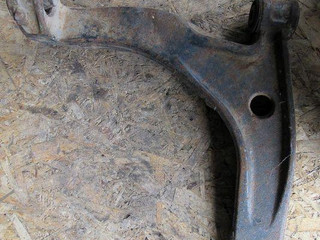 рычаг передний правый Volkswagen Multivan T5 2003, 1.9 л., AXC, дизель, минивэн, 7H0407166B