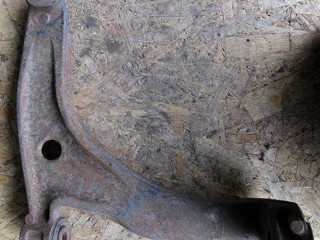 рычаг передний правый Volkswagen Multivan T5 2003, 2.5 л., BLJ, дизель, минивэн, 7H0407166B