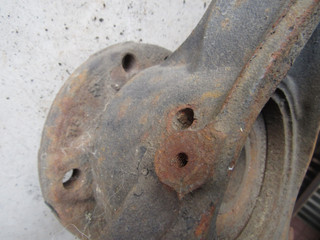 ступица передняя левая Volkswagen Touareg 1 поколение 2003, 7L0407257A