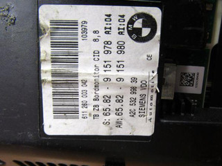 монитор мультимедиа BMW 5 серия E60/E61 2002, 9151978